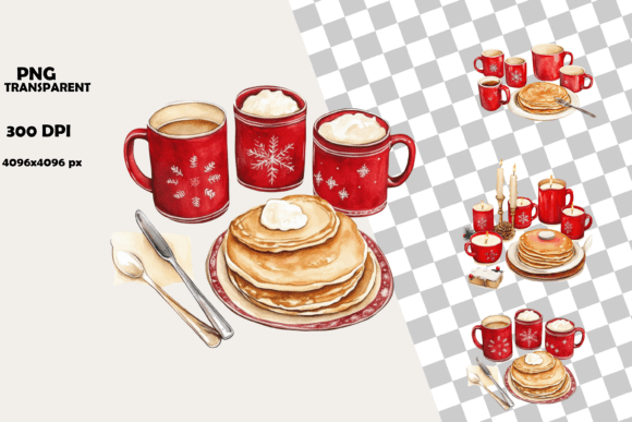 Download Cozy Winter Breakfast Clipart Bundle - Winter Collection