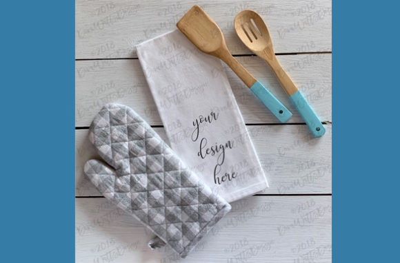 Download Farmhouse Tea Towel Kitchen Mock-Up - Farmhouse Collection