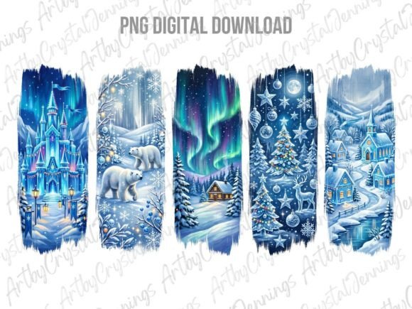 Download Winter Wonderland Brushstroke PNG - Winter Collection